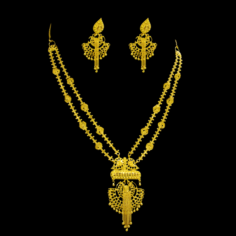 22K Gold Necklace Set